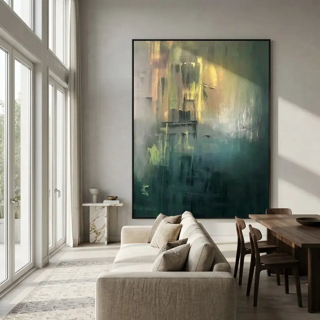 Misty Green Canvas Art
