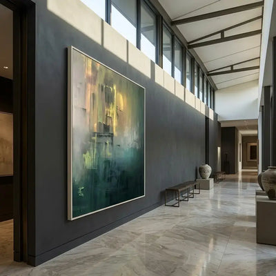 Misty Green Canvas Art