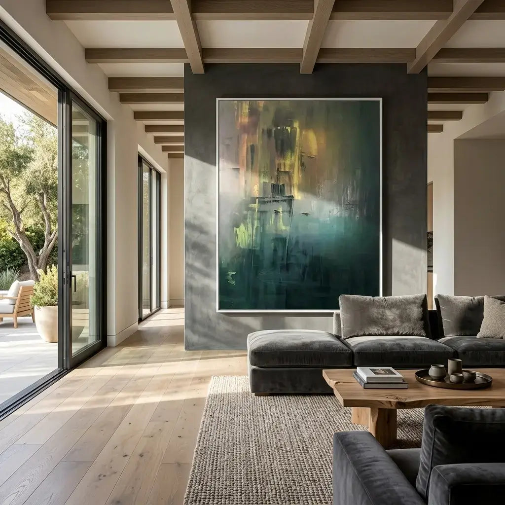Misty Green Canvas Art