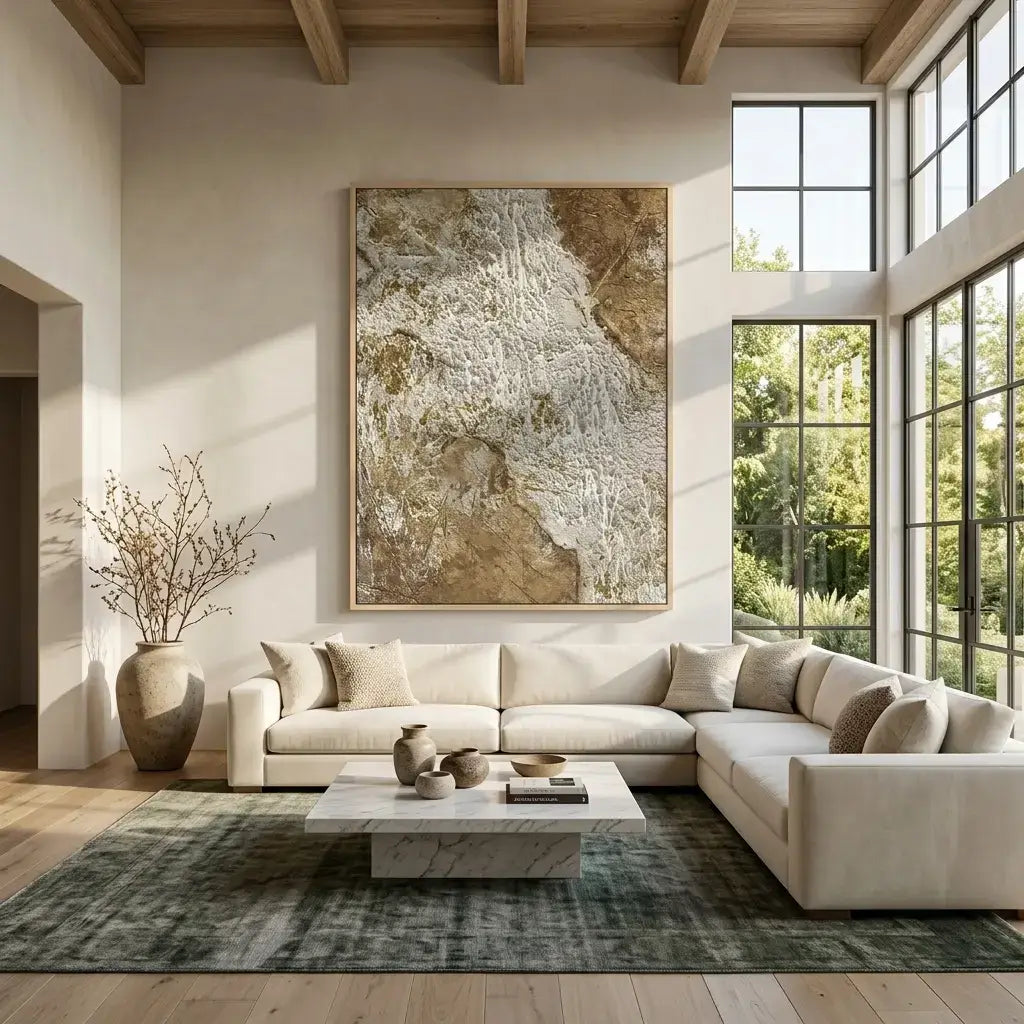 Weathered Gold Canvas Art