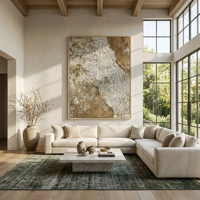 Weathered Gold Canvas Art